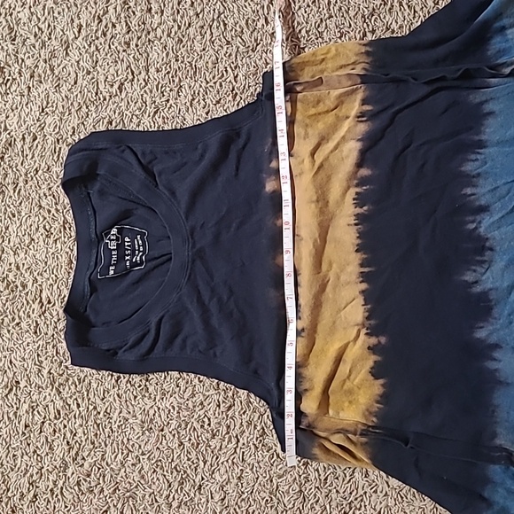 We The Free People Tie Dye Oversized Tunic Swim Cover Up Mini Dress Boho Hippie - Picture 3 of 6